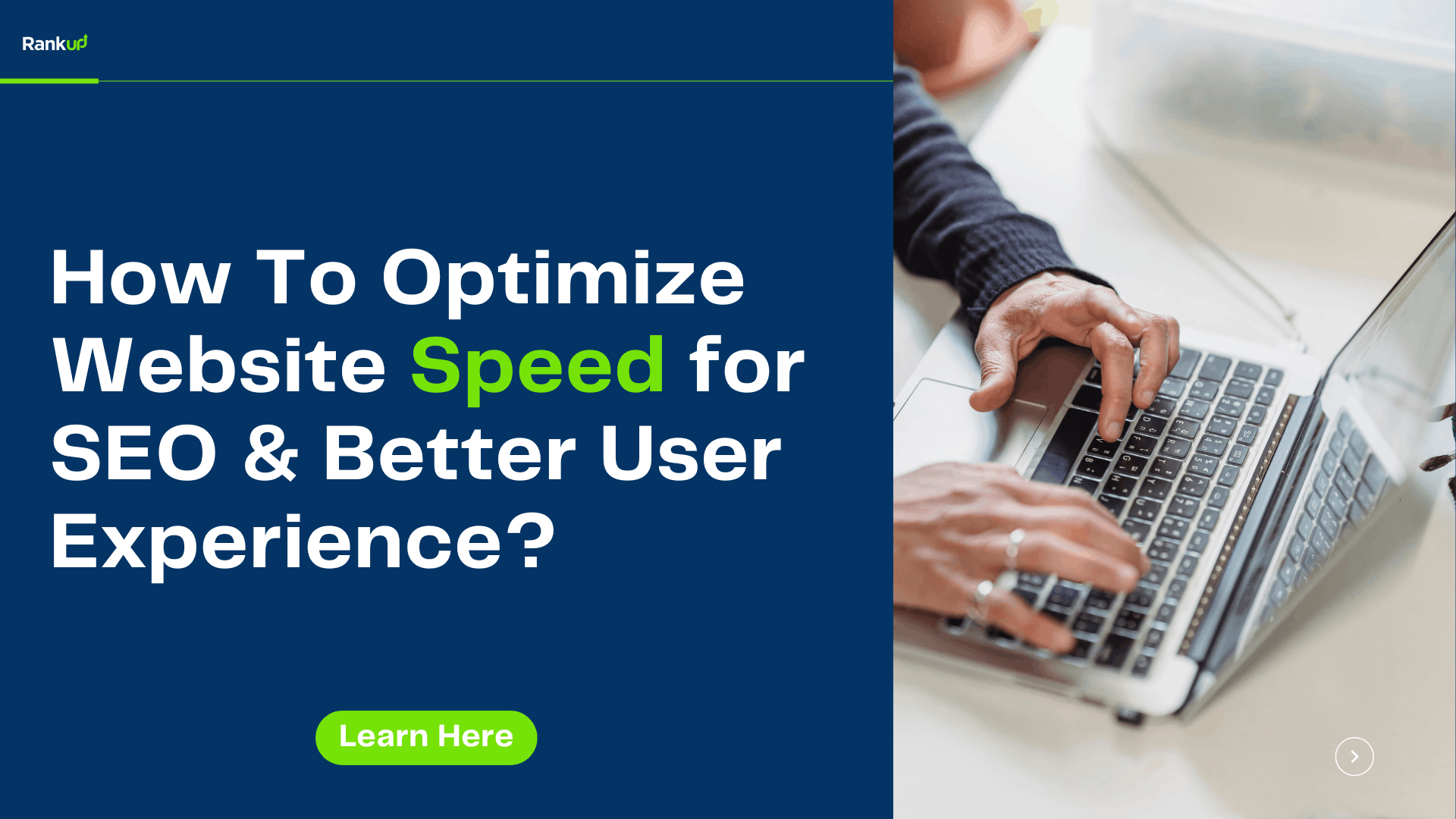 Optimize Website Speed for SEO & Better User Experience
